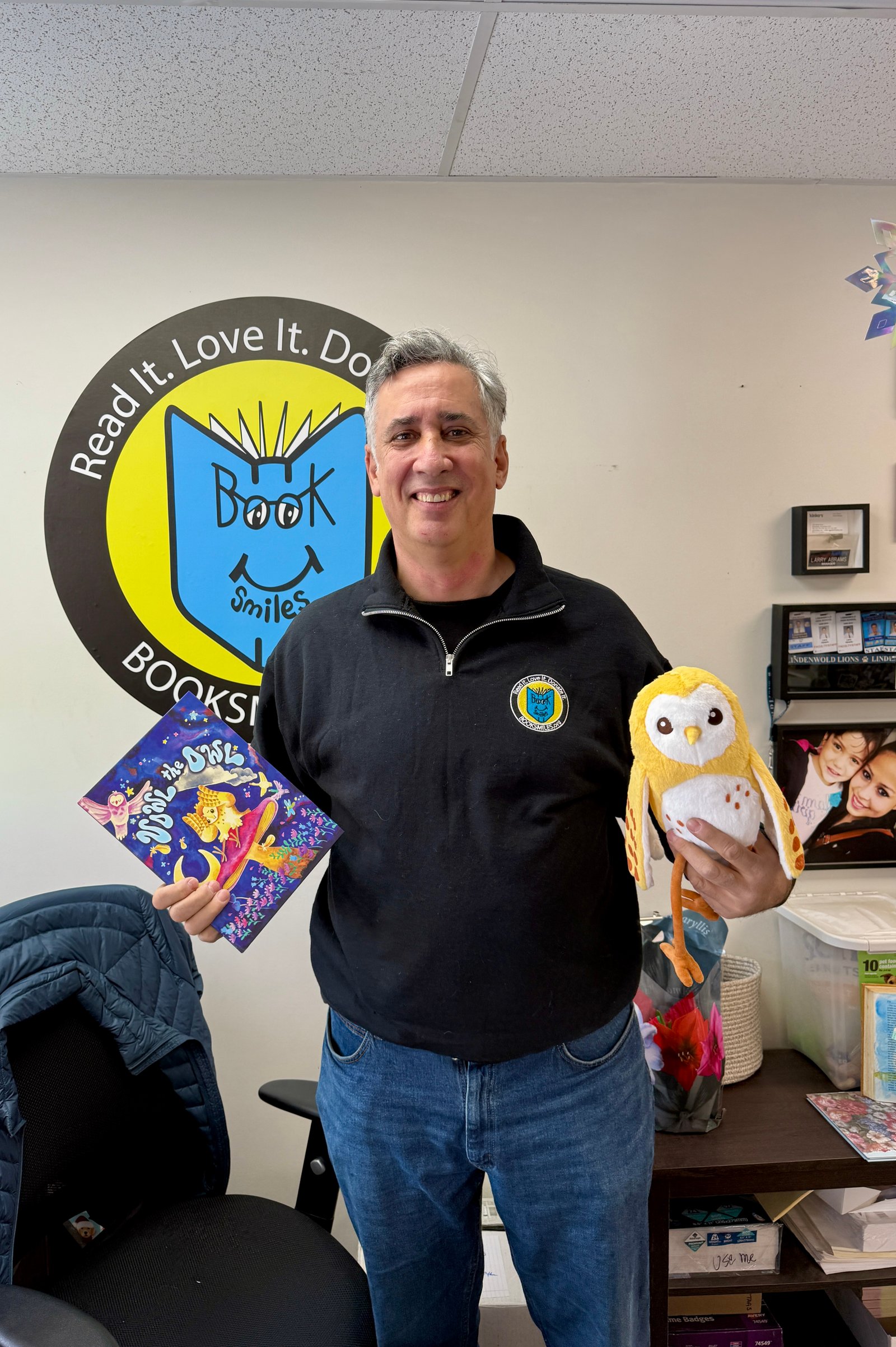 Vowl the Owl donation partner BookSmiles